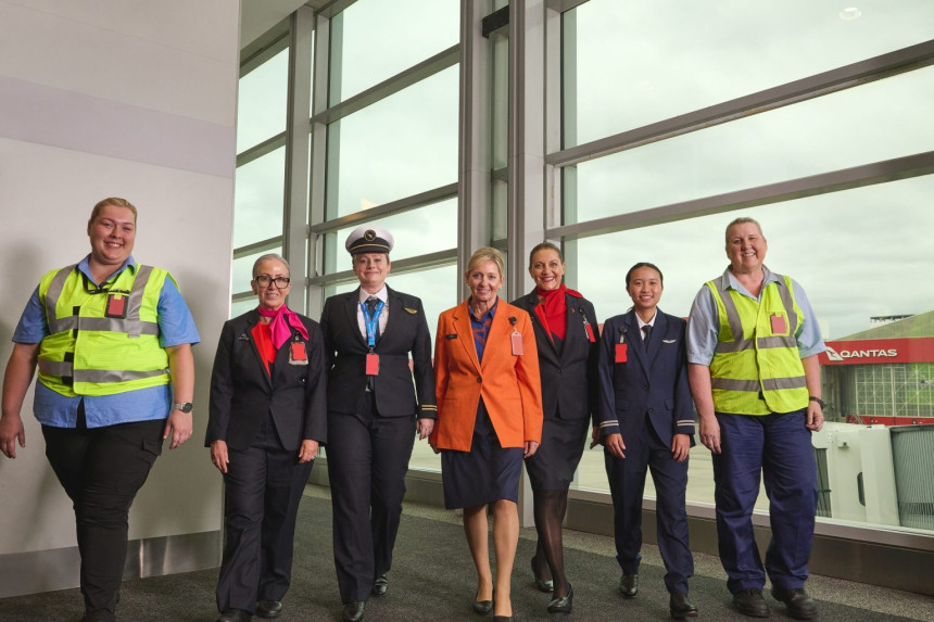 Qantas celebra el Día Internacional de la Mujer con más de 50 vuelos tripulados exclusivamente por ellas